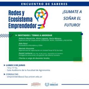 3° Encuentro del Proyecto de Extensión “Redes y ecosistemas emprendedores”